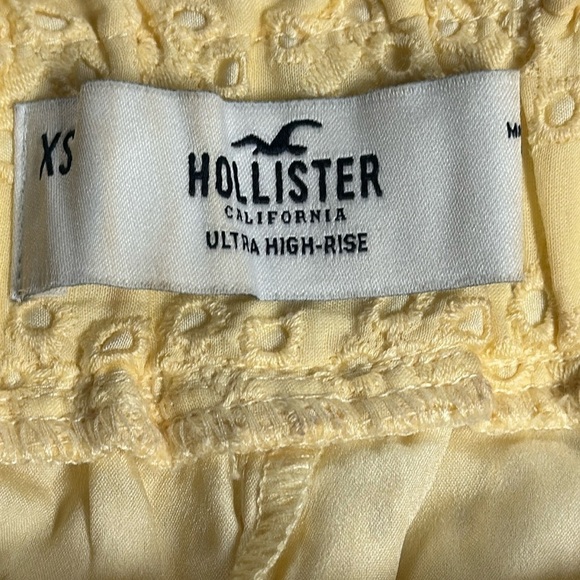 Hollister Yellow Eyelet Shorts - Picture 6 of 8